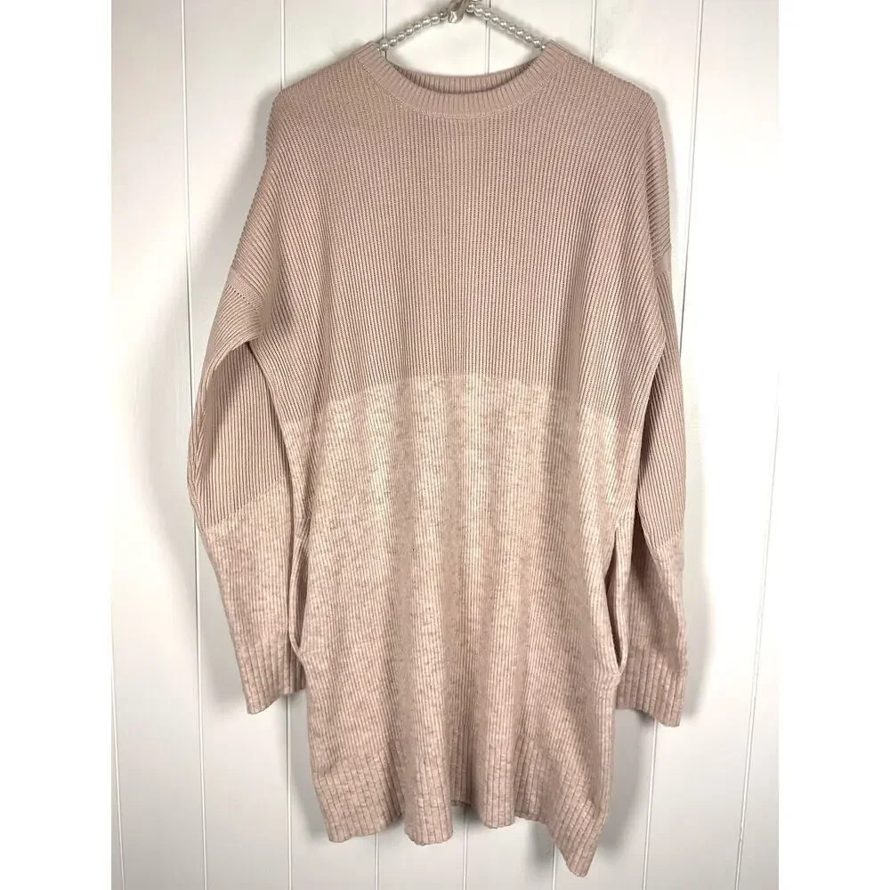 Lululemon Restful Intention Sweater in Pink Bliss/Heathered‎ Pink Size Large